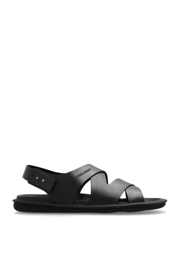 GIORGIO ARMANI パテントレザー スリッポン 黒 イタリア製 約27 GIORGIO ARMANI パテントレザー スリッポン 黒 イタリア製 約27